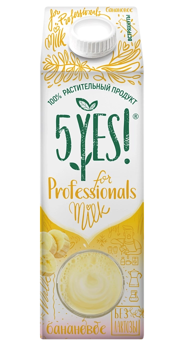 Напиток соевый с бананом ультрапастеризованный 5YES! 1 л
